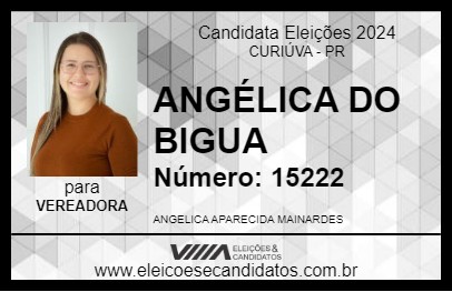 Candidato ANGÉLICA DO BIGUA 2024 - CURIÚVA - Eleições