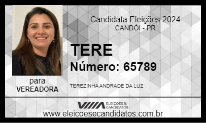 Candidato TERE 2024 - CANDÓI - Eleições