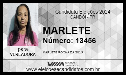 Candidato MARLETE 2024 - CANDÓI - Eleições