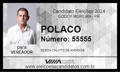 Candidato POLACO 2024 - GODOY MOREIRA - Eleições