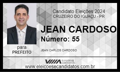 Candidato JEAN CARDOSO 2024 - CRUZEIRO DO IGUAÇU - Eleições