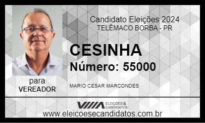 Candidato CESINHA 2024 - TELÊMACO BORBA - Eleições