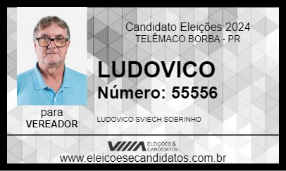 Candidato LUDOVICO 2024 - TELÊMACO BORBA - Eleições