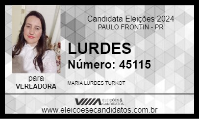 Candidato LURDES 2024 - PAULO FRONTIN - Eleições