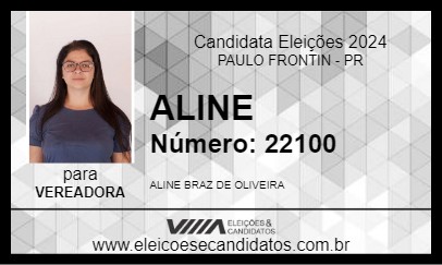 Candidato ALINE 2024 - PAULO FRONTIN - Eleições