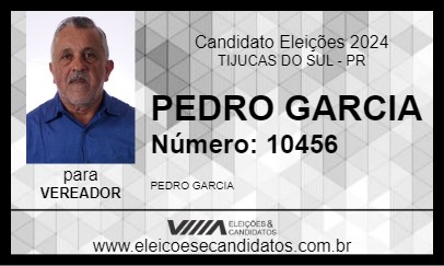 Candidato PEDRO GARCIA 2024 - TIJUCAS DO SUL - Eleições