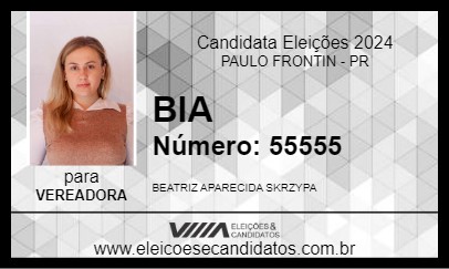 Candidato BIA 2024 - PAULO FRONTIN - Eleições