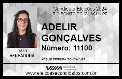 Candidato ADELIR GONÇALVES 2024 - RIO BONITO DO IGUAÇU - Eleições