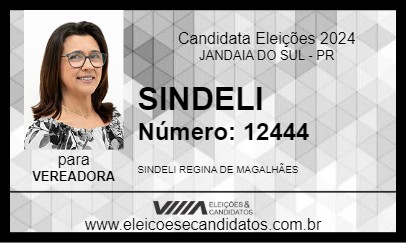 Candidato SINDELI 2024 - JANDAIA DO SUL - Eleições