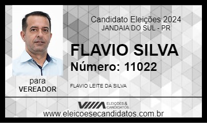 Candidato FLAVIO SILVA 2024 - JANDAIA DO SUL - Eleições