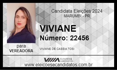 Candidato VIVIANE 2024 - MARUMBI - Eleições