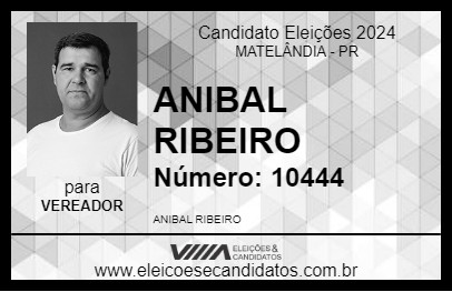 Candidato ANIBAL RIBEIRO 2024 - MATELÂNDIA - Eleições