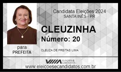 Candidato CLEUZA FREITAS 2024 - SANTA INÊS - Eleições