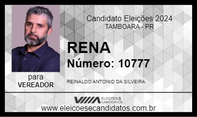 Candidato RENA 2024 - TAMBOARA - Eleições