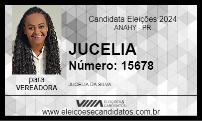 Candidato JUCELIA 2024 - ANAHY - Eleições