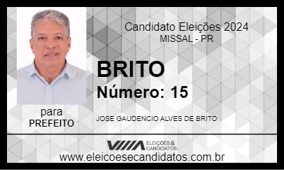 Candidato BRITO 2024 - MISSAL - Eleições