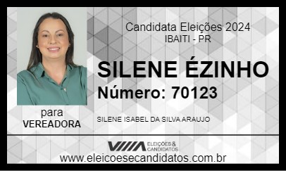 Candidato SILENE ÉZINHO 2024 - IBAITI - Eleições