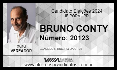 Candidato BRUNO CONTY 2024 - IBIPORÃ - Eleições