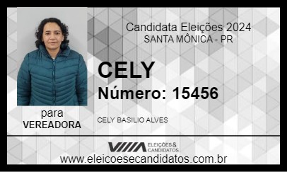 Candidato CELY 2024 - SANTA MÔNICA - Eleições