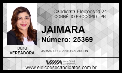 Candidato JAIMARA 2024 - CORNÉLIO PROCÓPIO - Eleições