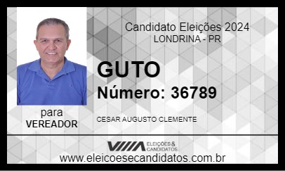 Candidato GUTO 2024 - LONDRINA - Eleições