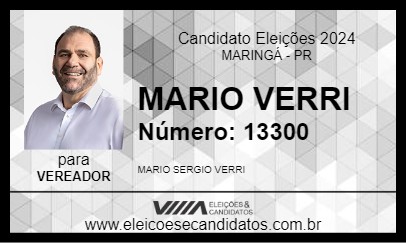 Candidato MARIO VERRI 2024 - MARINGÁ - Eleições