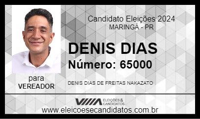 Candidato DENIS DIAS 2024 - MARINGÁ - Eleições