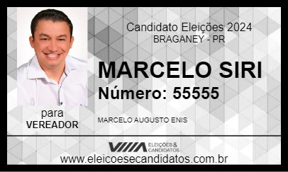 Candidato MARCELO SIRI 2024 - BRAGANEY - Eleições