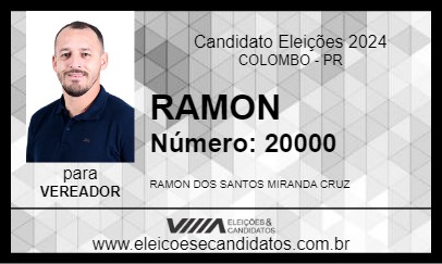 Candidato RAMON 2024 - COLOMBO - Eleições