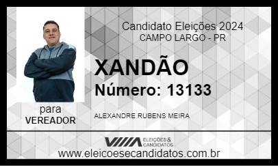 Candidato XANDÃO 2024 - CAMPO LARGO - Eleições