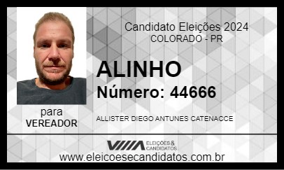 Candidato ALINHO 2024 - COLORADO - Eleições