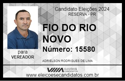 Candidato FIO DO RIO NOVO 2024 - RESERVA - Eleições