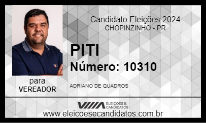 Candidato PITI 2024 - CHOPINZINHO - Eleições