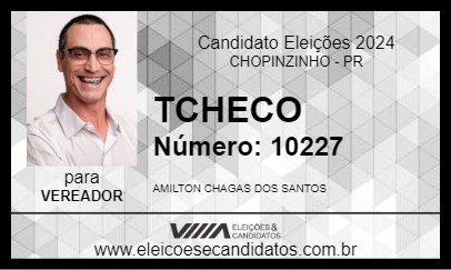 Candidato TCHECO 2024 - CHOPINZINHO - Eleições