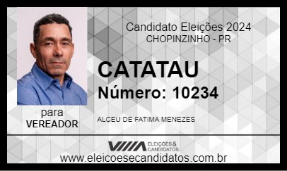 Candidato CATATAU 2024 - CHOPINZINHO - Eleições