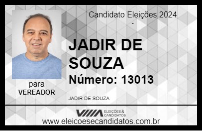 Candidato JADIR DE SOUZA 2024 - COLOMBO - Eleições