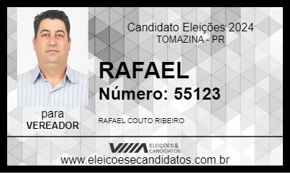 Candidato RAFAEL 2024 - TOMAZINA - Eleições