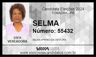 Candidato SELMA 2024 - TOMAZINA - Eleições