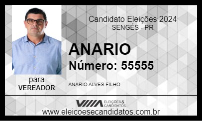 Candidato ANARIO 2024 - SENGÉS - Eleições