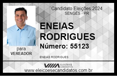 Candidato ENEIAS RODRIGUES 2024 - SENGÉS - Eleições