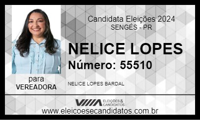 Candidato NELICE LOPES 2024 - SENGÉS - Eleições