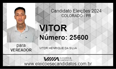 Candidato VITOR 2024 - COLORADO - Eleições