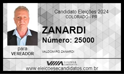 Candidato ZANARDI 2024 - COLORADO - Eleições