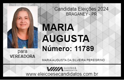 Candidato MARIA AUGUSTA 2024 - BRAGANEY - Eleições