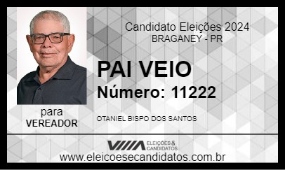 Candidato PAI VEIO 2024 - BRAGANEY - Eleições