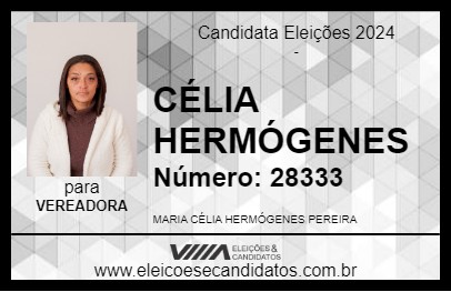 Candidato CÉLIA HERMÓGENES 2024 - MALLET - Eleições