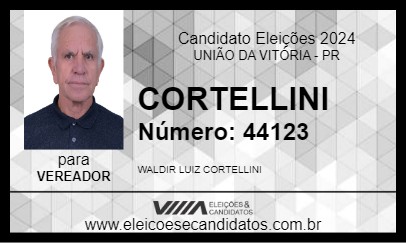 Candidato CORTELLINI 2024 - UNIÃO DA VITÓRIA - Eleições