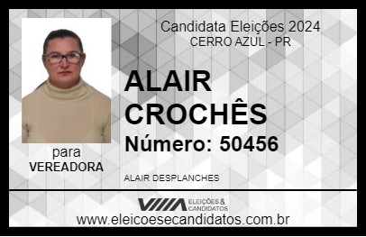 Candidato ALAIR CROCHÊS 2024 - CERRO AZUL - Eleições