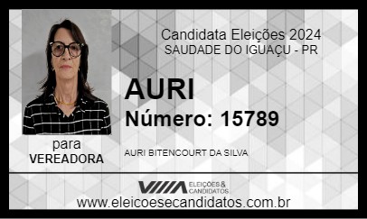 Candidato AURI 2024 - SAUDADE DO IGUAÇU - Eleições