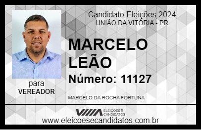 Candidato MARCELO LEÃO 2024 - UNIÃO DA VITÓRIA - Eleições